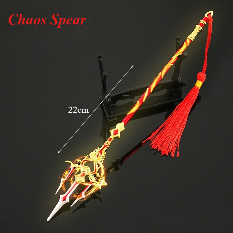 Cosplay Prop Sword - Red and Gold Chaos Spear Mini