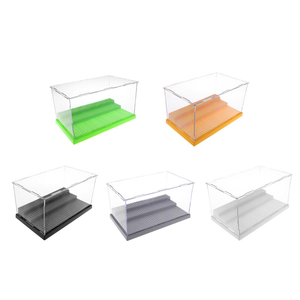 Figure Display Box - Large Clear 3 Tier Plastic Display