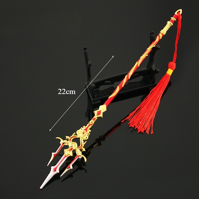 Red and Gold Chaos Spear Mini  - огляд і ціна Cosplay Prop Sword