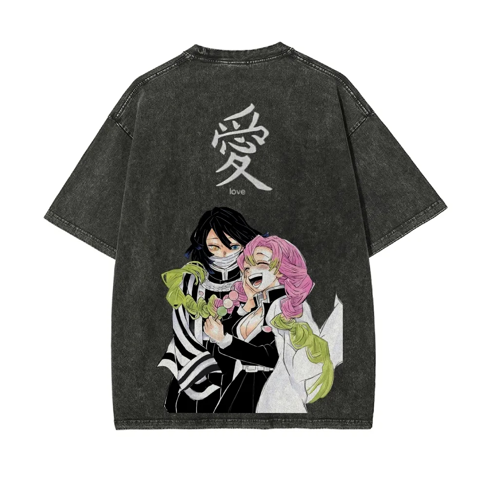 Kimetsu No Yaiba Washed T-Shir - огляд і ціна Anime Merchandise Store In Japan