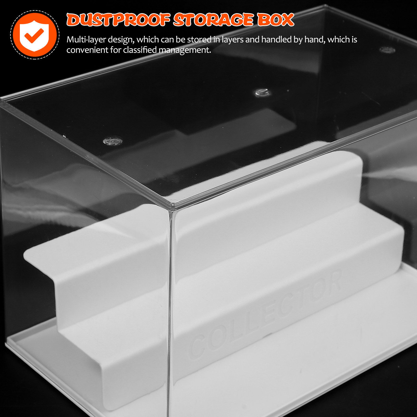 Clear Three Layer Display Case - огляд і ціна Figure Display Box